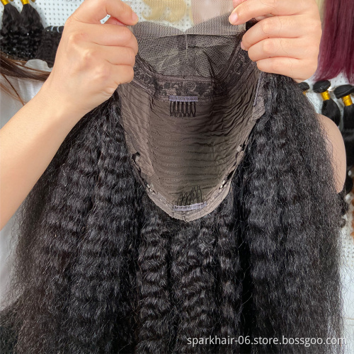 Wholesale Mink Straight Brazilian Human Hair Lace Front Wig Remy HD lace Wigs Natural Human Hair Wigs For Black Women